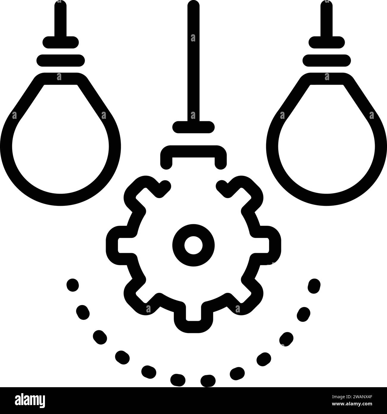 Symbol für Differential,Distinguish Stock Vektor