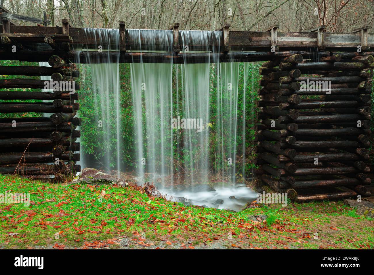 Mingus Mill im Great Smoky Mountains National Park Stockfoto