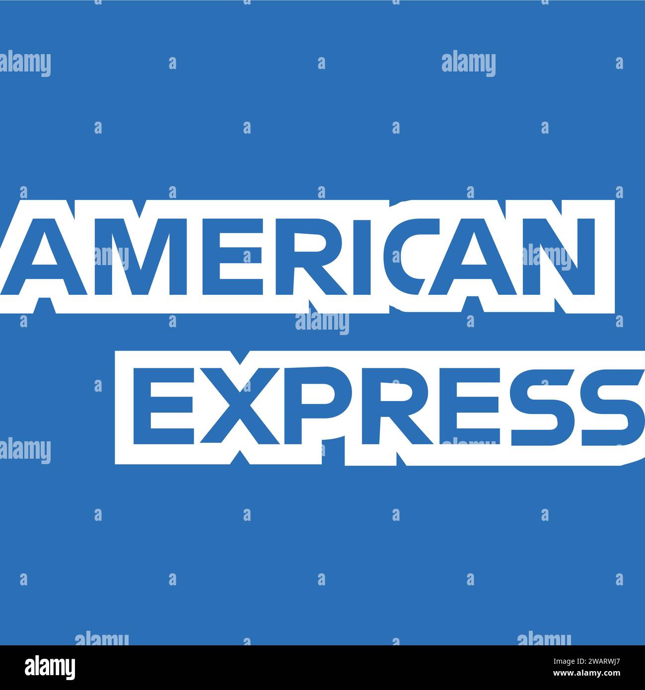 American Express Kartenvektor | Debit- und Kreditkarte, geschäftliche Zahlung Stock Vektor