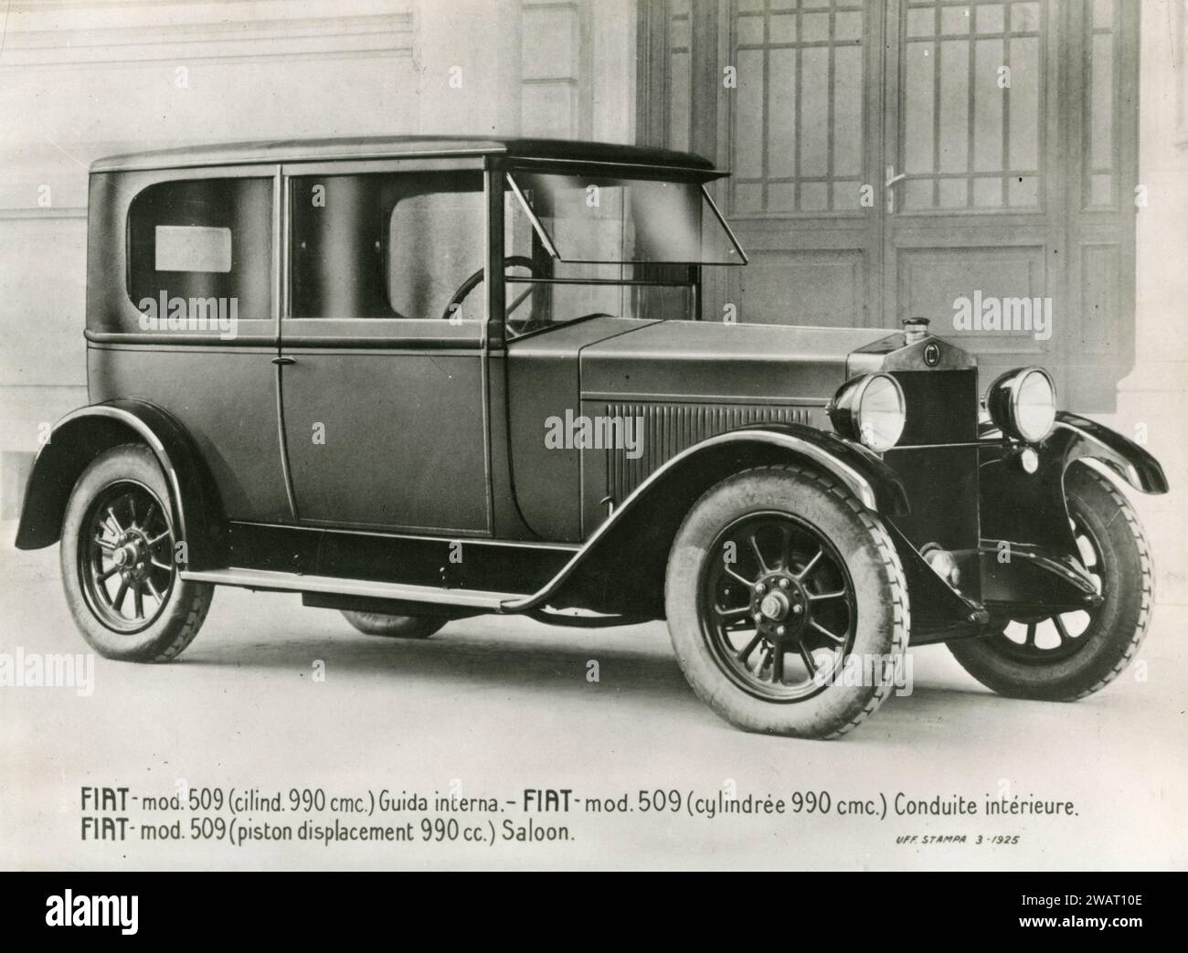 FIAT 509 Limousine, Italien 1925 Stockfoto
