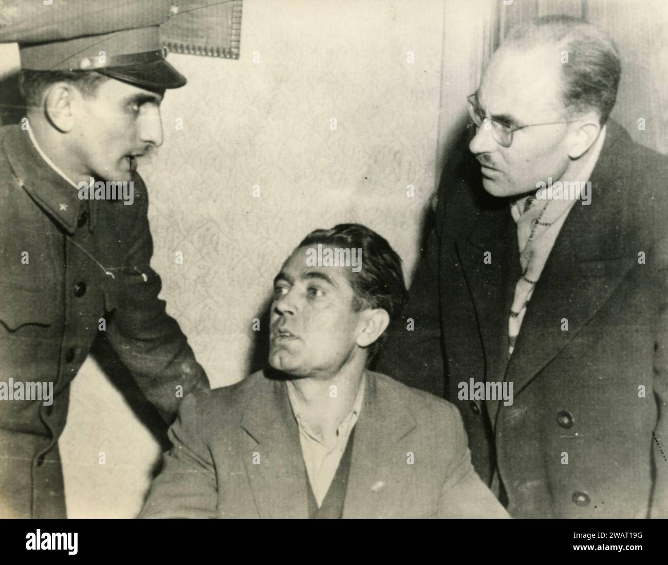 Führende Menschen der ungarischen Revolution, Budapest 1956 Stockfoto