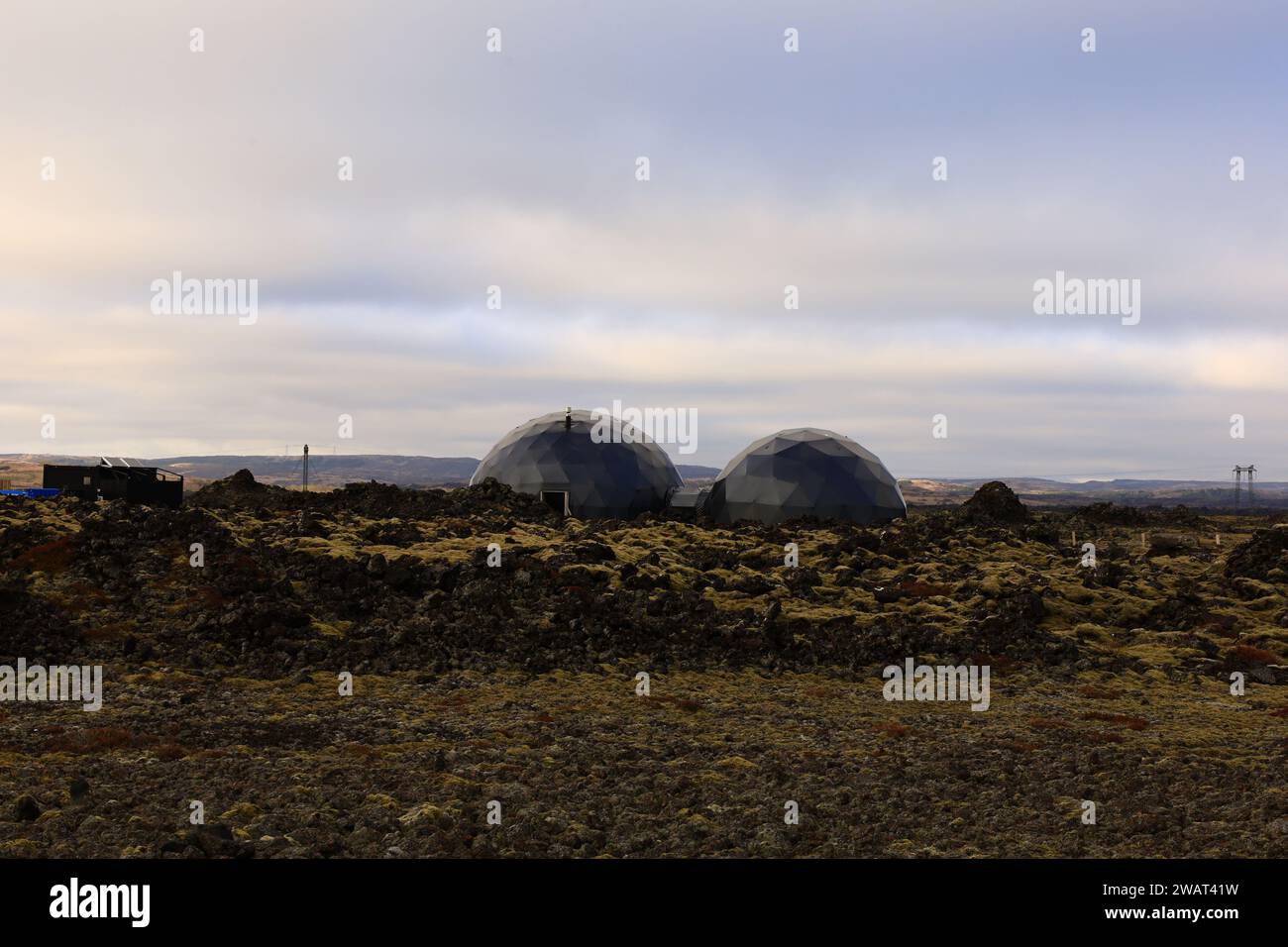 Reykjanesfólkvangur ist ein wunderschönes Naturschutzgebiet in Island, das mit Naturwundern wie geothermischen Pools und heißen Quellen gefüllt ist Stockfoto