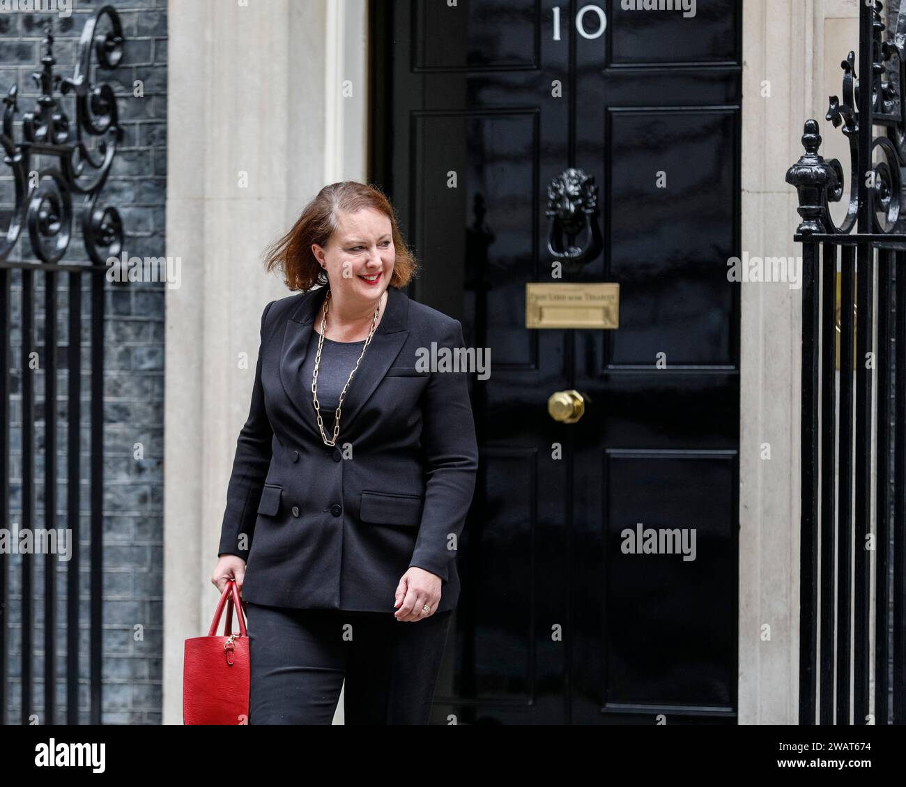 Victoria Prentis, Generalstaatsanwalt, Politikerin der Konservativen Partei, Downing Street, Großbritannien Stockfoto