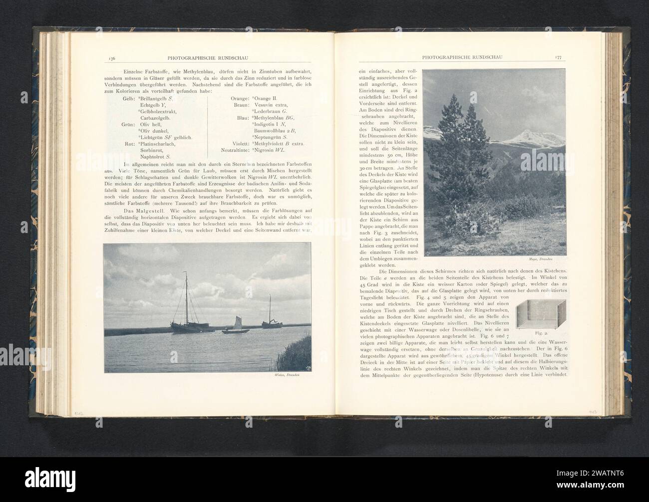 Drei Segelboote auf einem Fluss, Paul Herman Weiss (evtl.), ca. 1896 - in oder vor 1901 photomechanischer Druck Berlin Papier Segelschiff, Segelboot. fluss Stockfoto