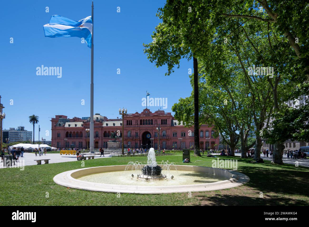 Regierungsgebäude Buenos Aires, Argentinien Stockfoto