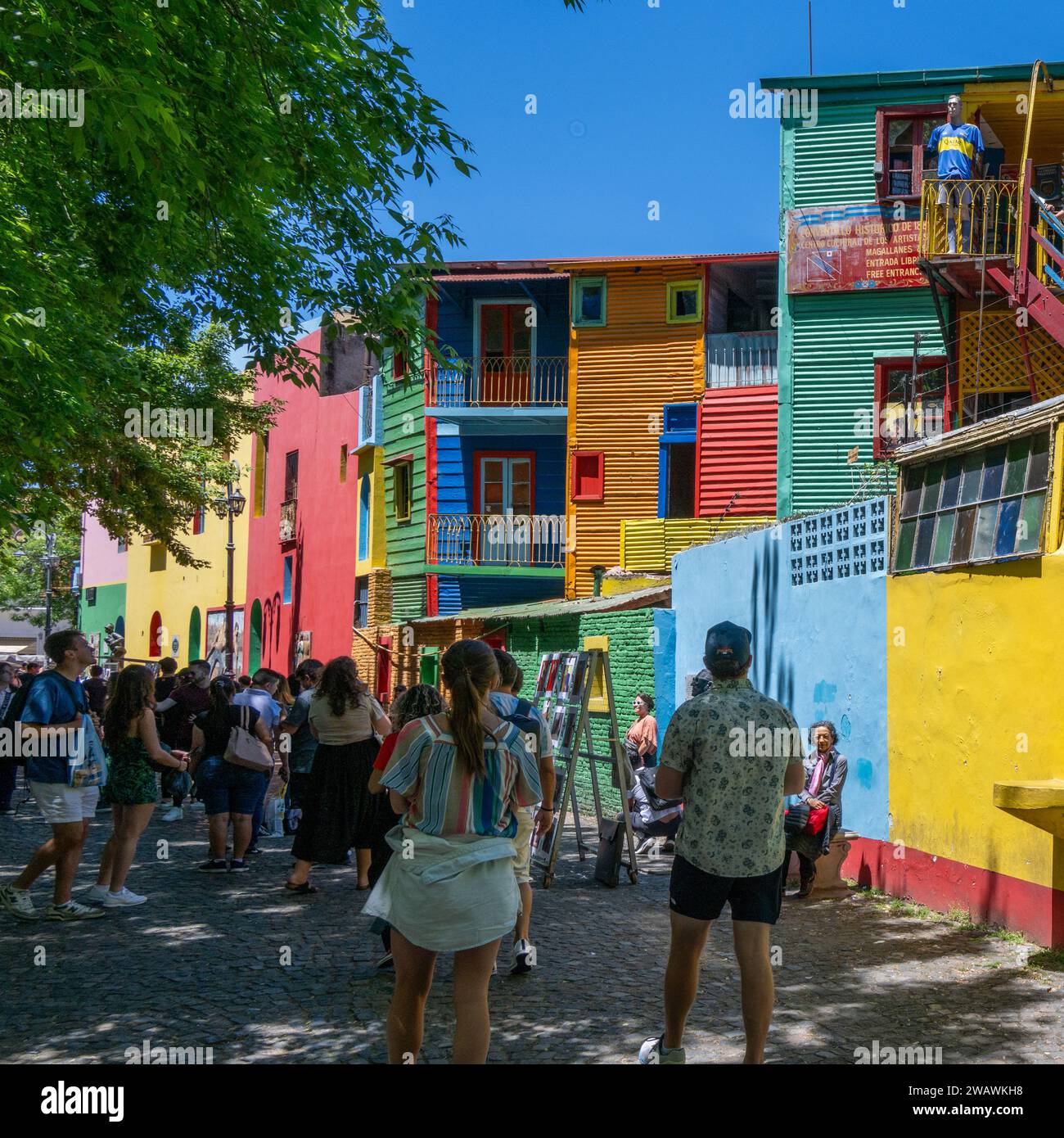 La Boca District, Buenos Aires, Argentinien Stockfoto