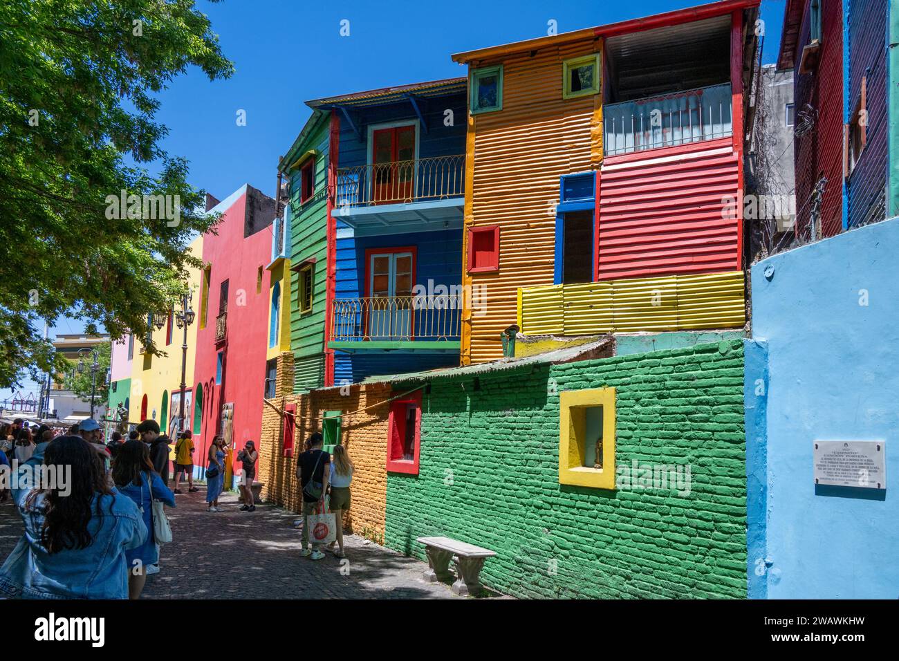 La Boca District, Buenos Aires, Argentinien Stockfoto