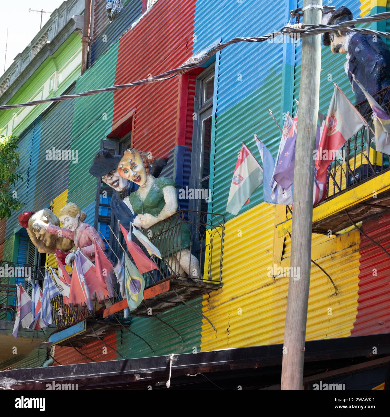 La Boca District, Buenos Aires, Argentinien Stockfoto