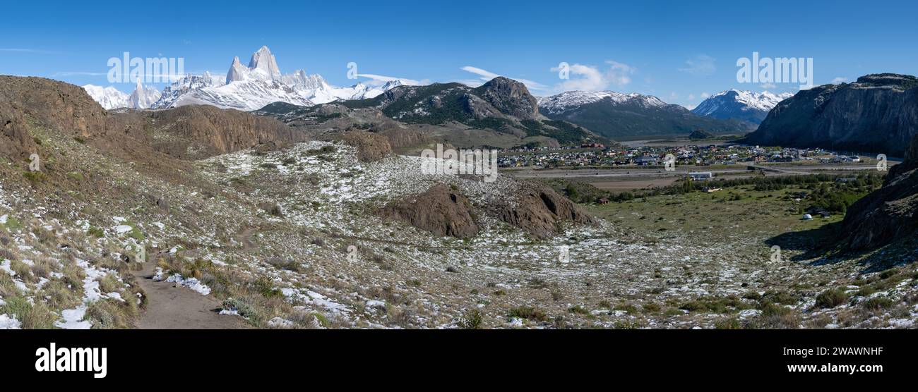 El Chalten Views, Patagonien, Argentinien Stockfoto