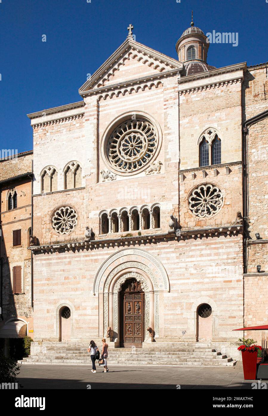 Italien Umbrien Foligno: Kathedrale San Feliciano - IX. - X. Jahrhundert Stockfoto