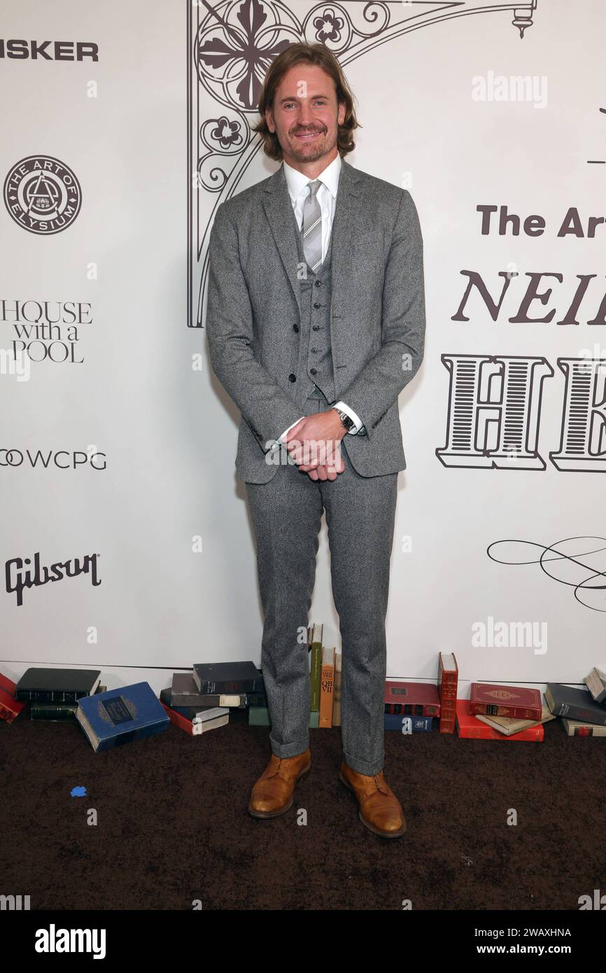 LOS ANGELES, KALIFORNIEN – 6. JANUAR: Josh Pence bei der Art of ElysiumÕs 2024 Heaven Gala im Wiltern Theater in Los Angeles, Kalifornien am 6. Januar 2024. Copyright: XFayexSadoux Stockfoto