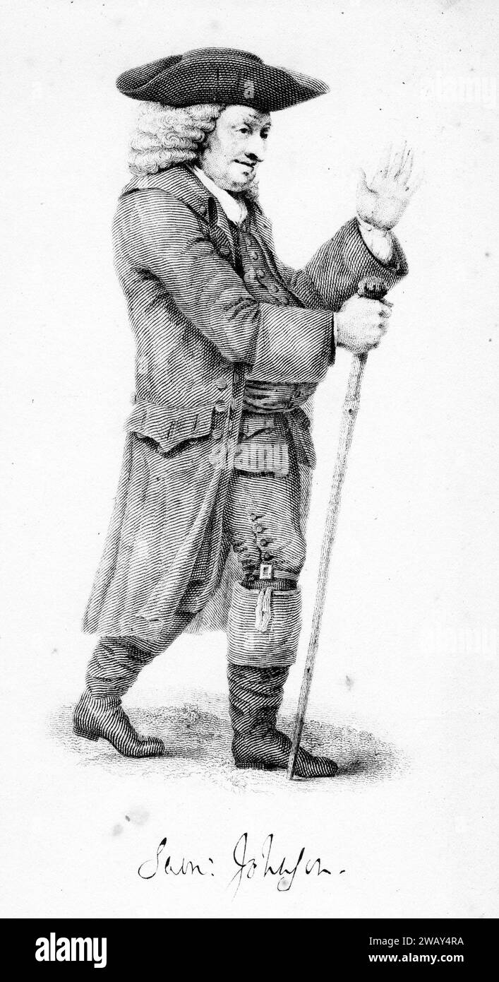 Porträt von Dr. Samuel Johnson Stockfoto