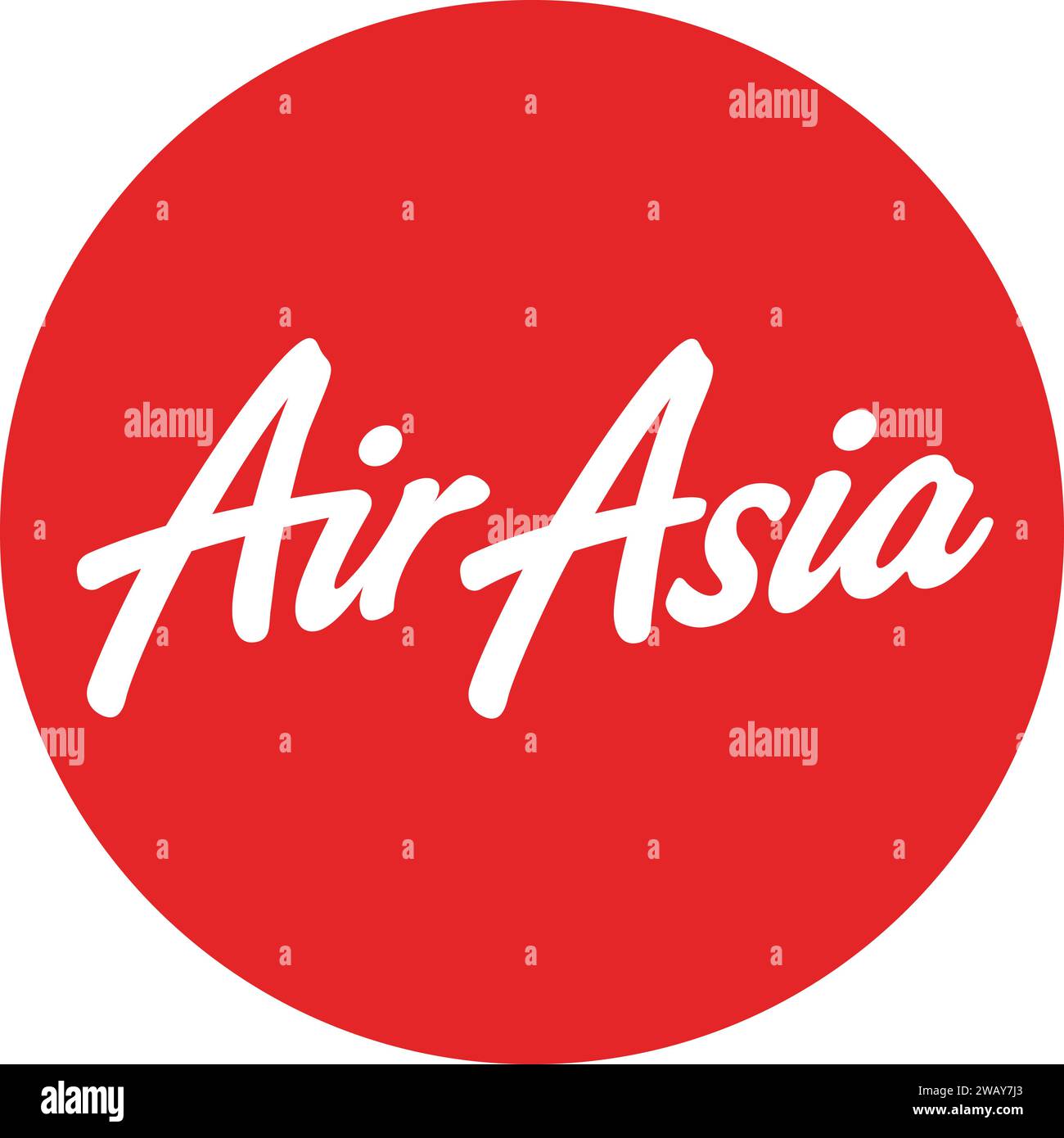 AirAsia Airlines-Logo| AirAsia-Logo, Kuala Lumpur Malaysia Airlines Stock Vektor