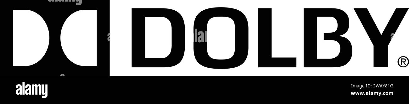 Dolby Logo Marke und Buchstaben | Digital Icon Logo Stock Vektor