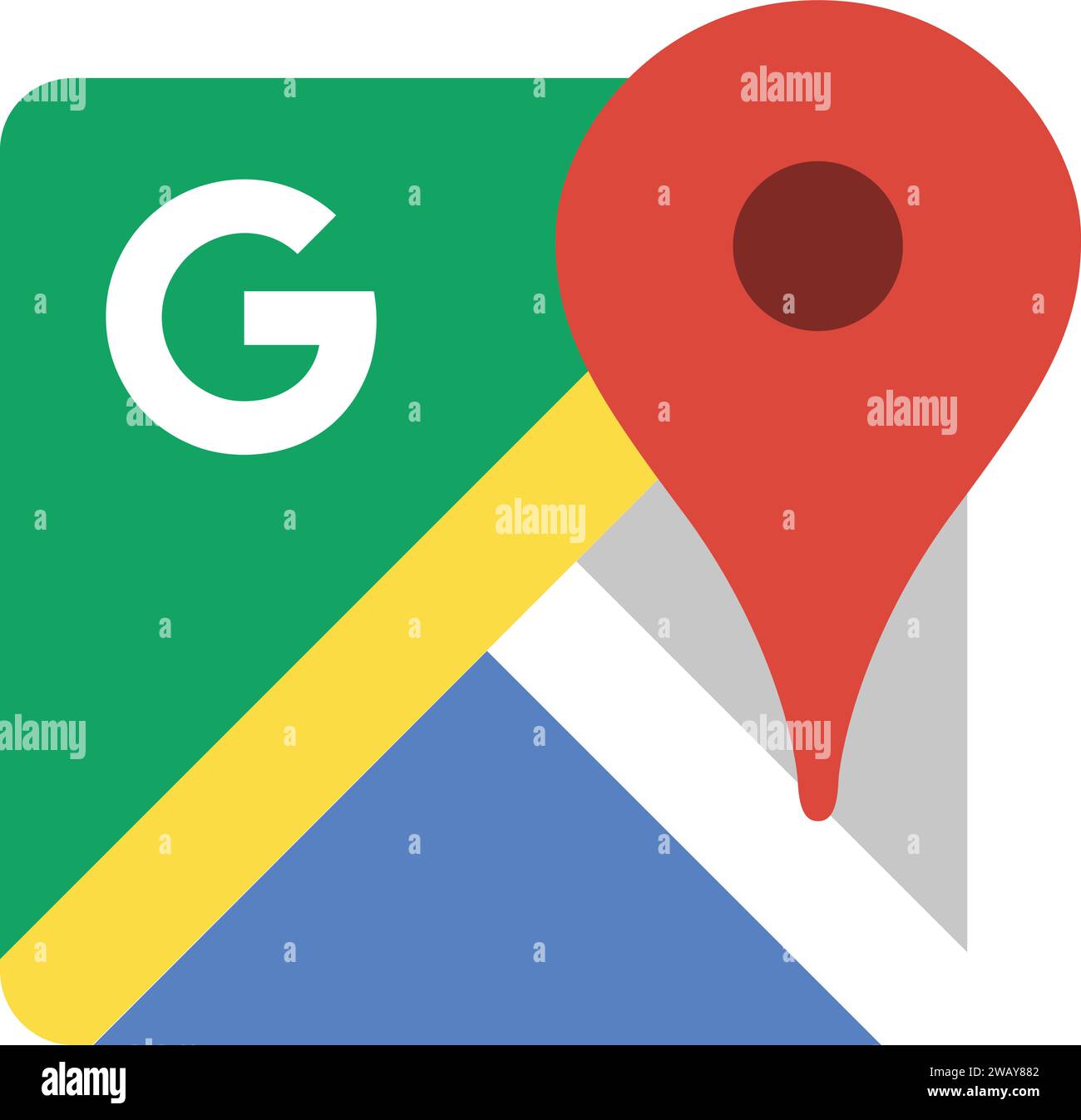 Google Map | Navigationssymbol, GPS-Symbol, Standortverfolgung | Navigationssymbol Stock Vektor