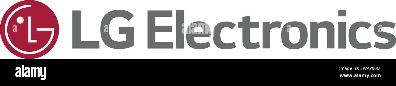 LG Electronics Logo | LG – Firmenlogo, Life's Good, elektronische Plattform Stock Vektor