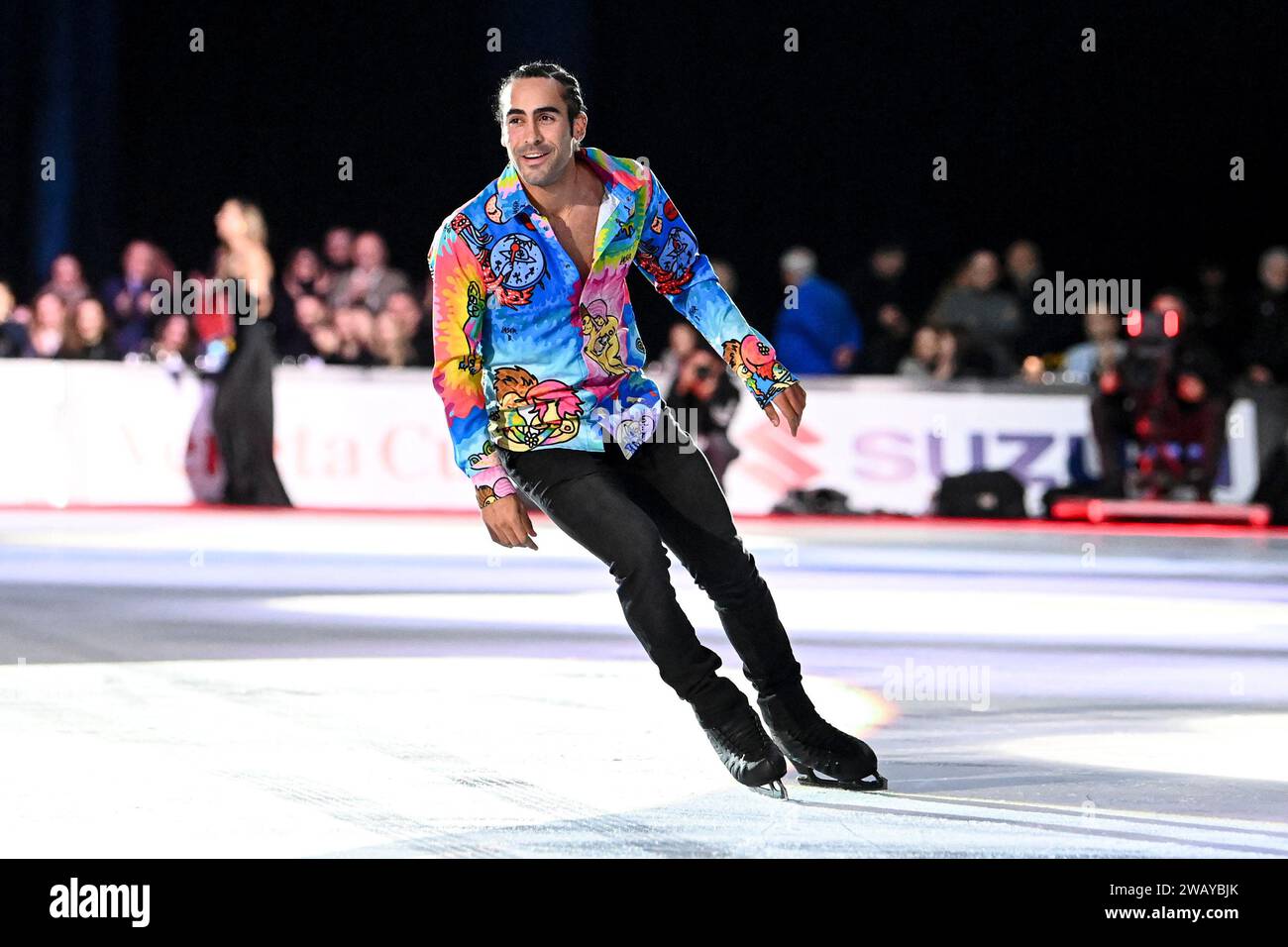 Bologna, Italien. Januar 2024. Philip Warren während 2024 Bol on Ice