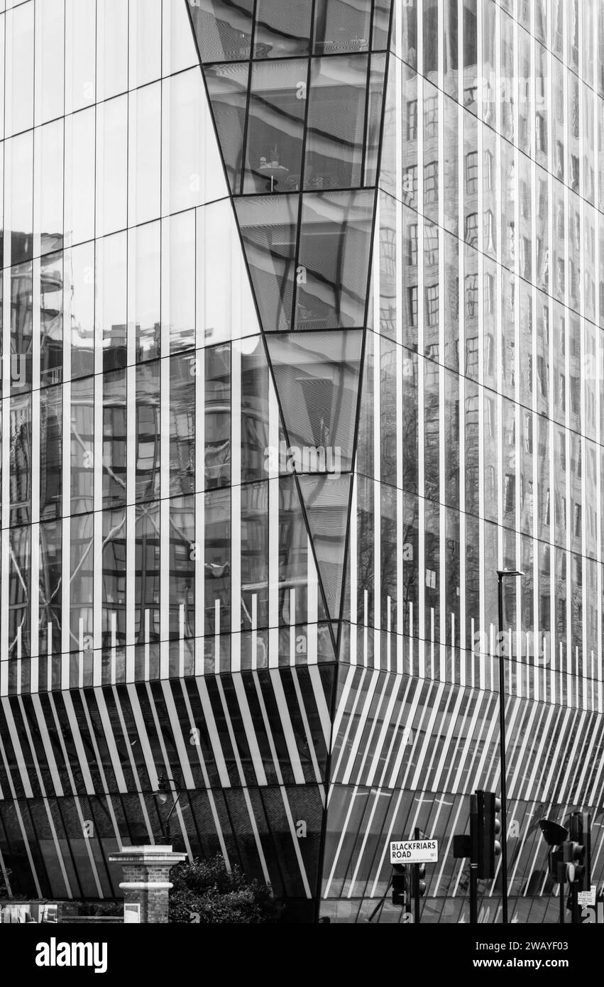 Gebäude in der Blackfriars Road, Southwark, London Stockfoto