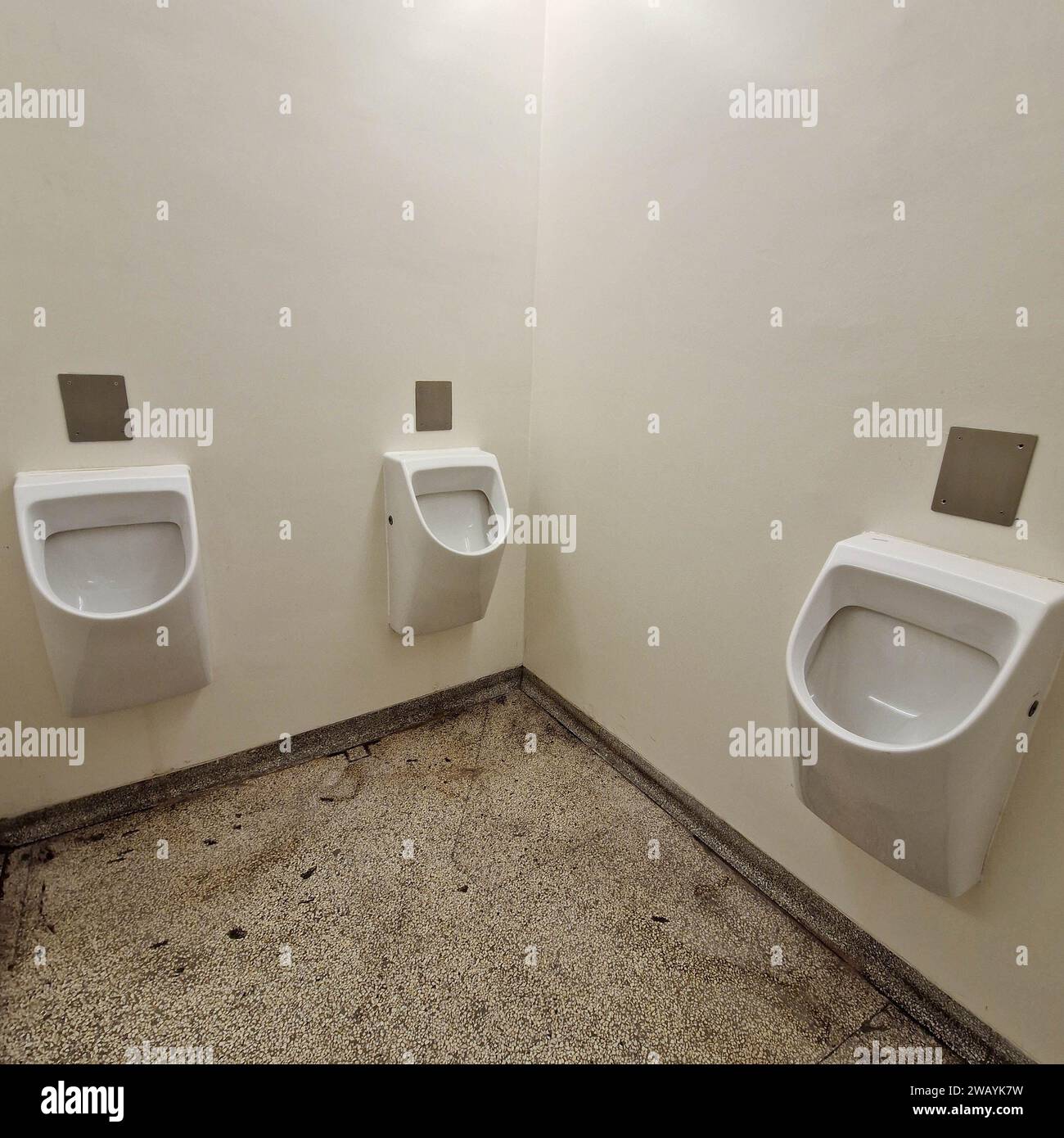 Öffentliche Toiletten im C/O Fotoausstellungszentrum, Berlin, Brandenburg, Deutschland Stockfoto