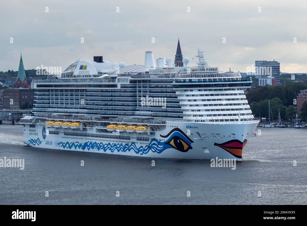 Aida Kiel Kiel Flughafen Park Ride www.alamy.de