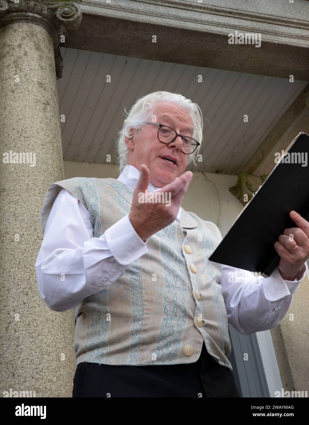 August 2023 Porträt von Nick Munning, Schauspieler Foto von Peter Cavanagh Stockfoto