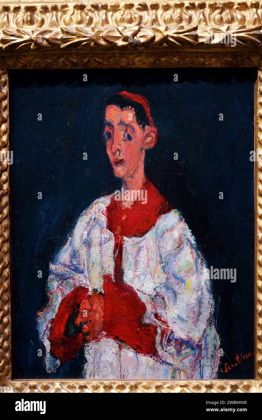 Chaim Soutine war ein Franzose der Pariser Schule, der einen wichtigen Beitrag zur expressionistischen Bewegung leistete Stockfoto