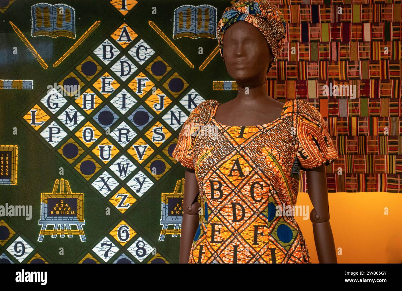 Africa Fashion Ausstellung im Brooklyn Museum in Brooklyn NYC Stockfoto