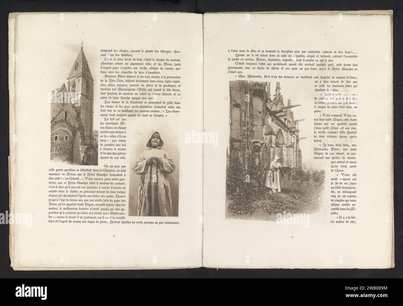 Blick auf eine Kirche und einen Mönch mit Rosenkranz, um 1885 - in oder vor 1896 photomechanischen Druck Frankreich Papierkirche (außen). mönch(e), Mönch(e). hilfsmittel für das Gebet, z.B. Rosenkranz Stockfoto Blick auf eine Kirche und einen Mönch mit Rosenkranz, um 1885 - in oder vor 1896 photomechanischen Druck Frankreich Papierkirche (außen). mönch(e), Mönch(e). hilfsmittel für das Gebet, z.B. Rosenkranz Stockfoto