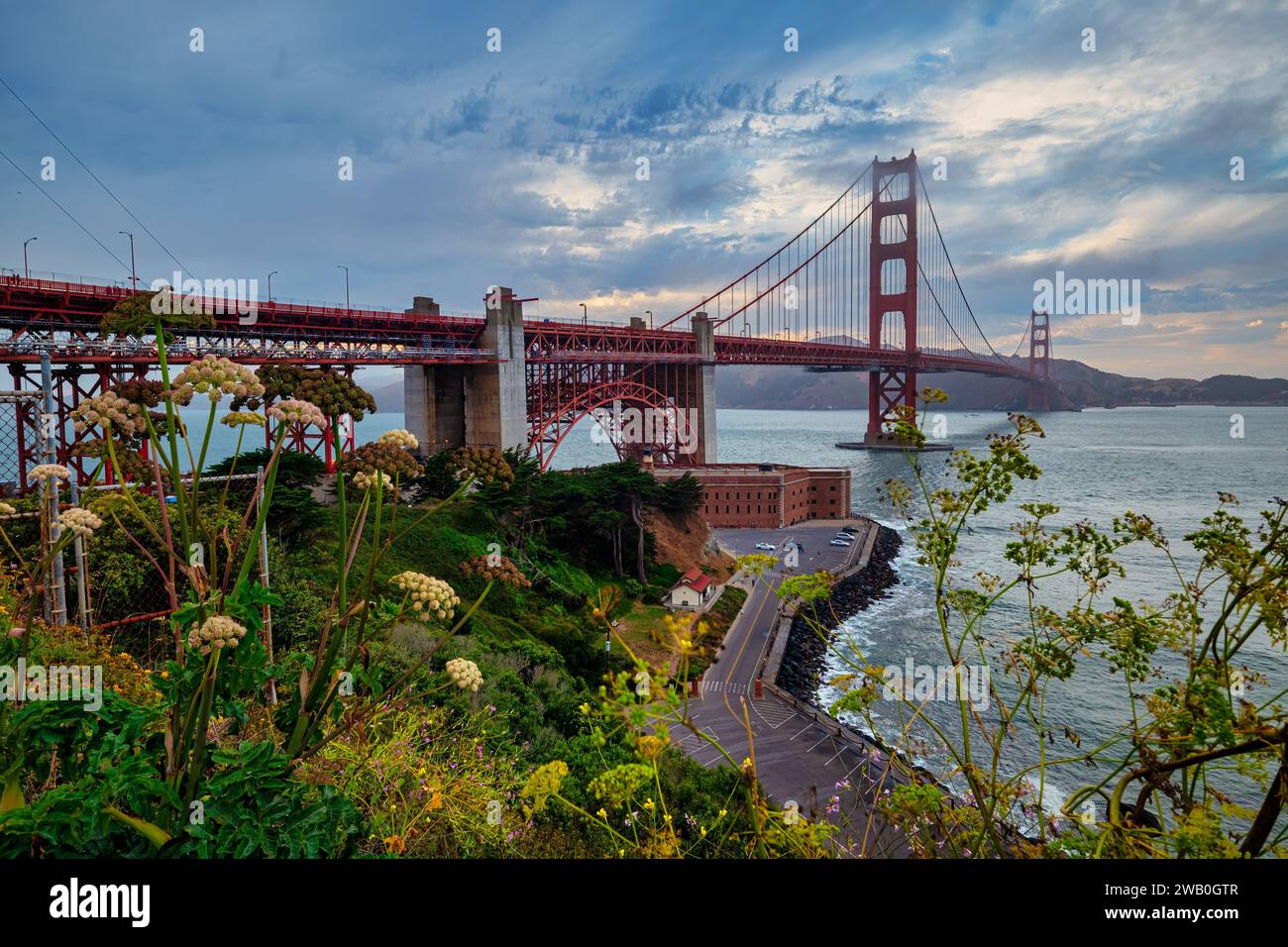 Drei Babys wurden auf der Golden Gate Bridge geboren. Alle von ihnen waren Jungs. Aufgenommen In San Fransisco, Kalifornien Stockfoto