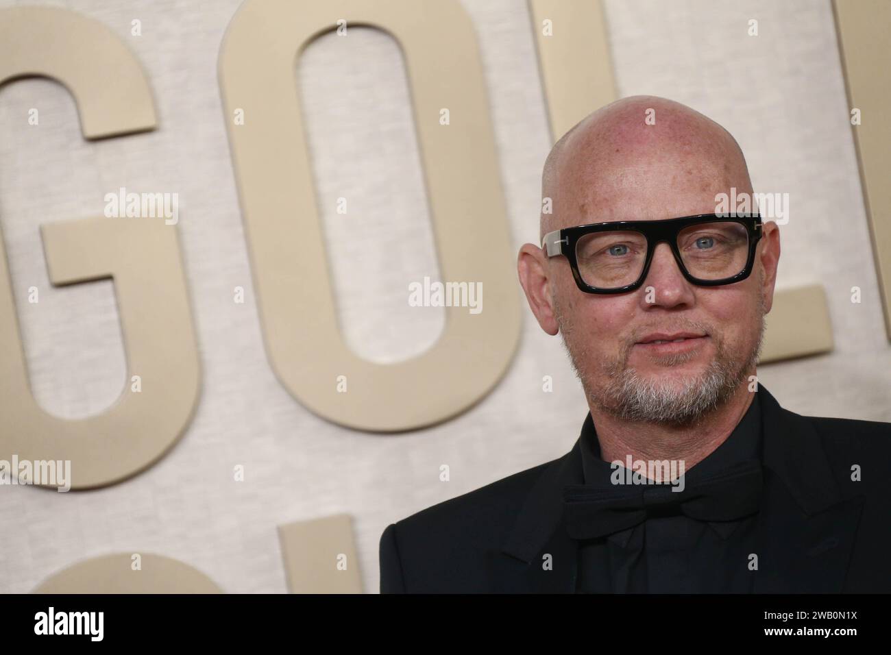 Justin K. Thompson bei den 81. Golden Globe Awards im Beverly Hilton Hotel am 7. Januar 2024 in Beverly Hills, Kalifornien. Stockfoto