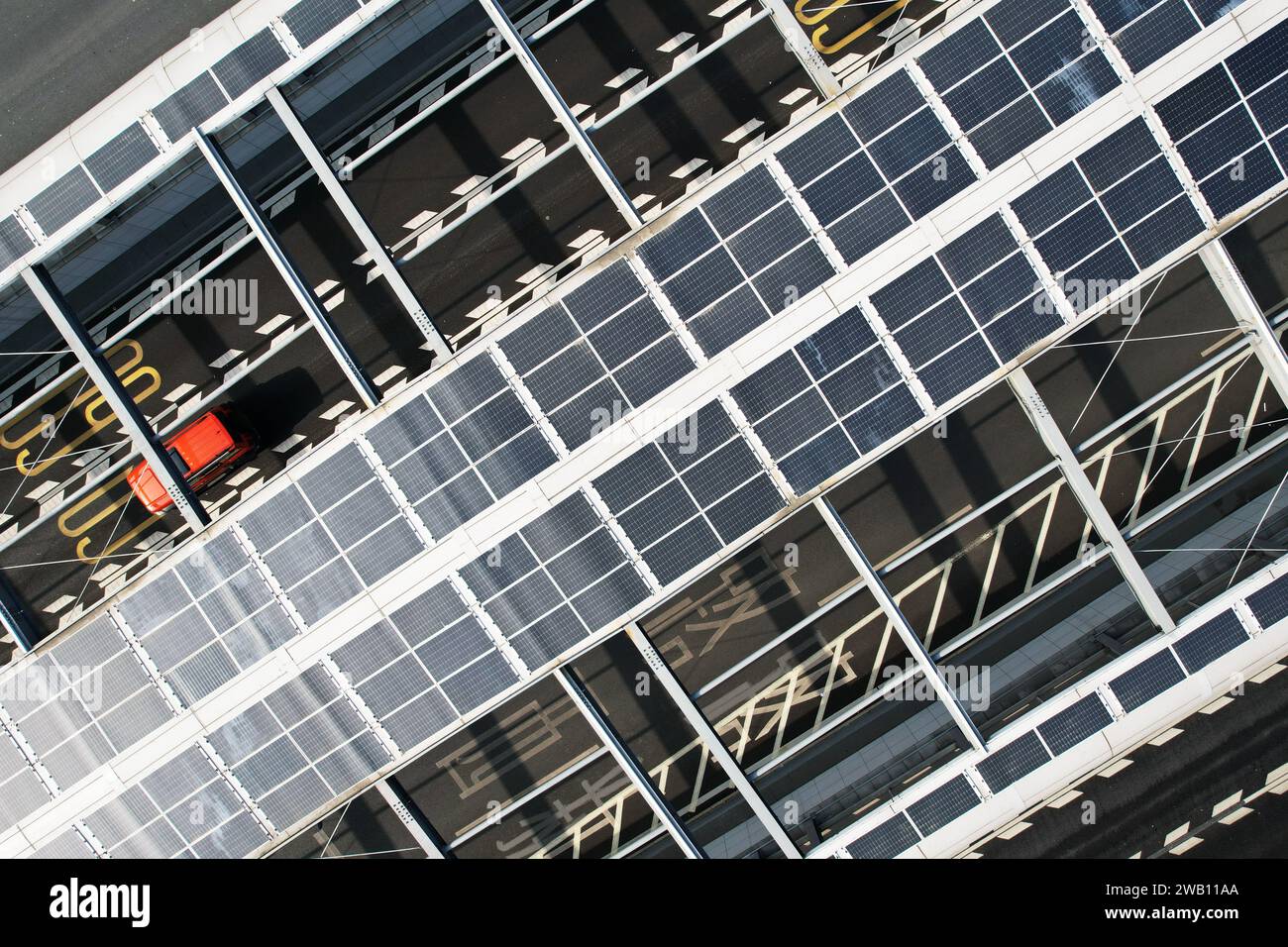 HANGZHOU, CHINA 8. JANUAR 2024 ein Luftbild zeigt den YunxiTunnel