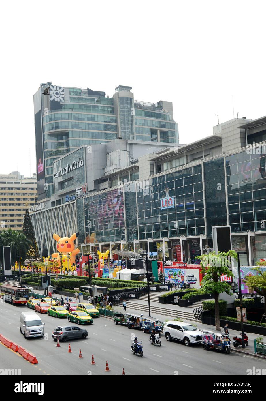 Das Einkaufszentrum Cental World auf der Rama I rd. In Bangkok, Thailand. Stockfoto
