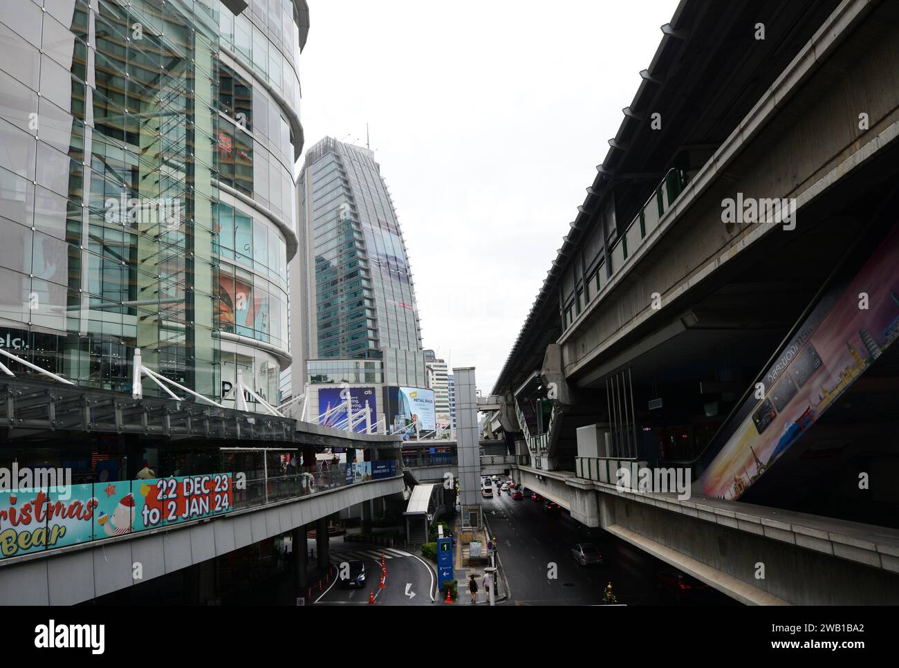 Terminal 21 Einkaufszentrum an der Sukhumvit Road in Bangkok, Thailand. Stockfoto