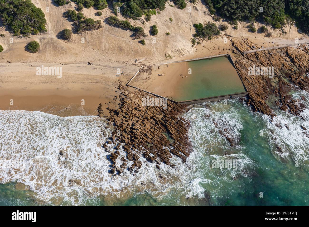 Cintsa West Beach, Eastern Cape Province. Stockfoto
