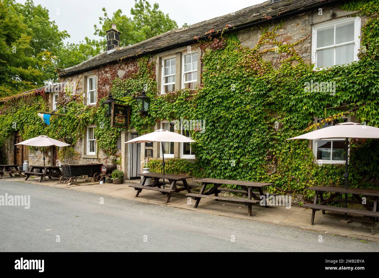 Die Craven Arms in Appletreewick bei Bolton Abbey in Wharfedale. Stockfoto