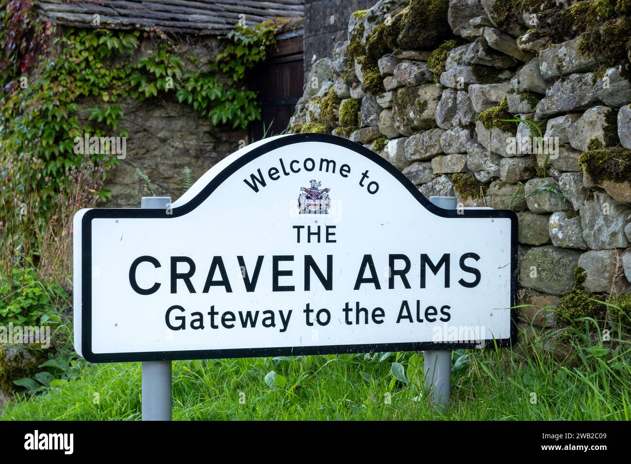 Die Craven Arms in Appletreewick bei Bolton Abbey in Wharfedale. Stockfoto
