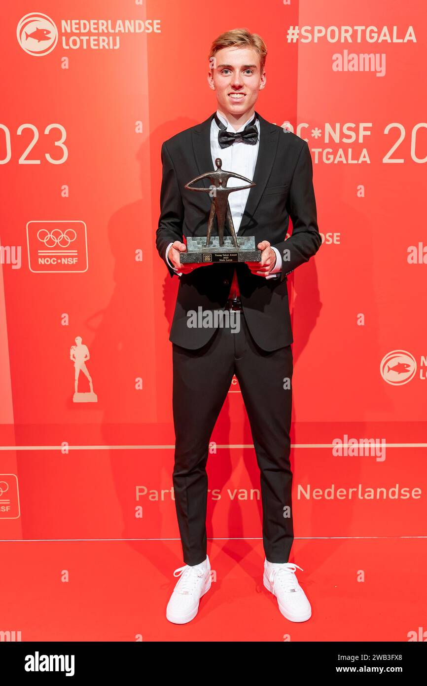 UTRECHT, NIEDERLANDE - 20. DEZEMBER: Niels Laros während der NOC*NSF Sportgala 2023 bei DeFabrique am 20. Dezember 2023 in Utrecht, Niederlande. (Foto: Joris Verwijst/BSR Agency) Stockfoto