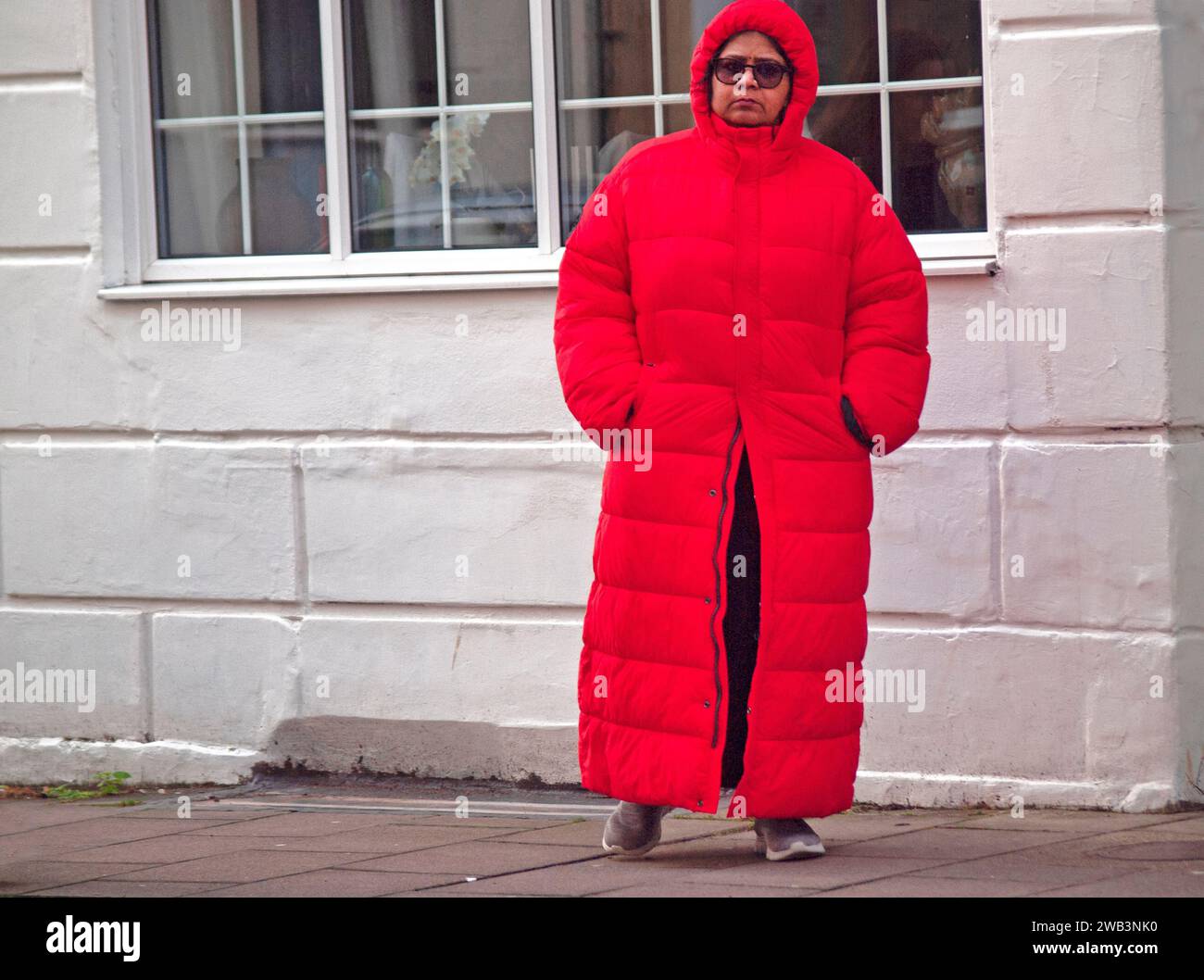 Kaltes Wetter in Brighton, England Stockfoto