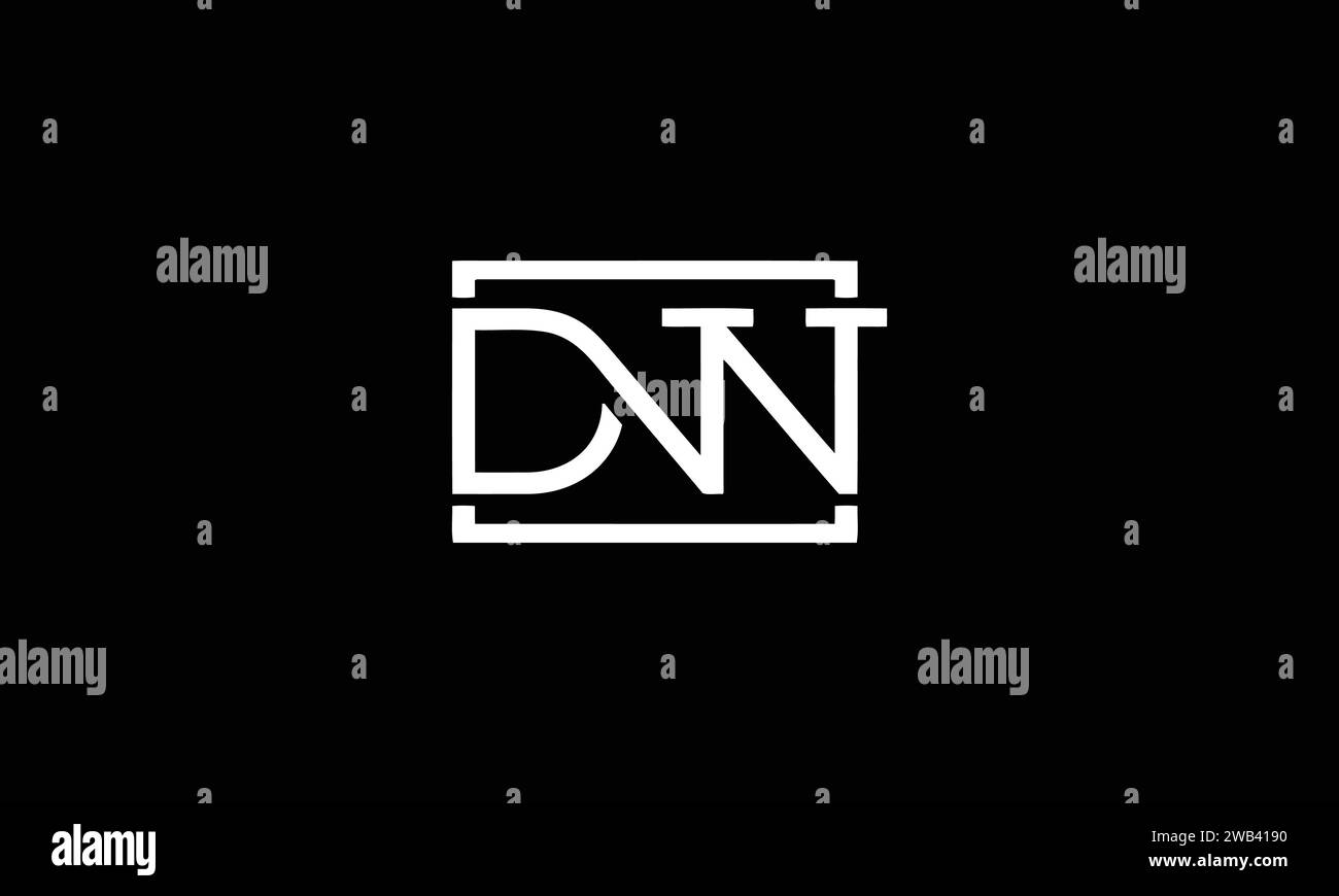 Kreatives, einfaches Logo-Design – Initial DW Stock Vektor