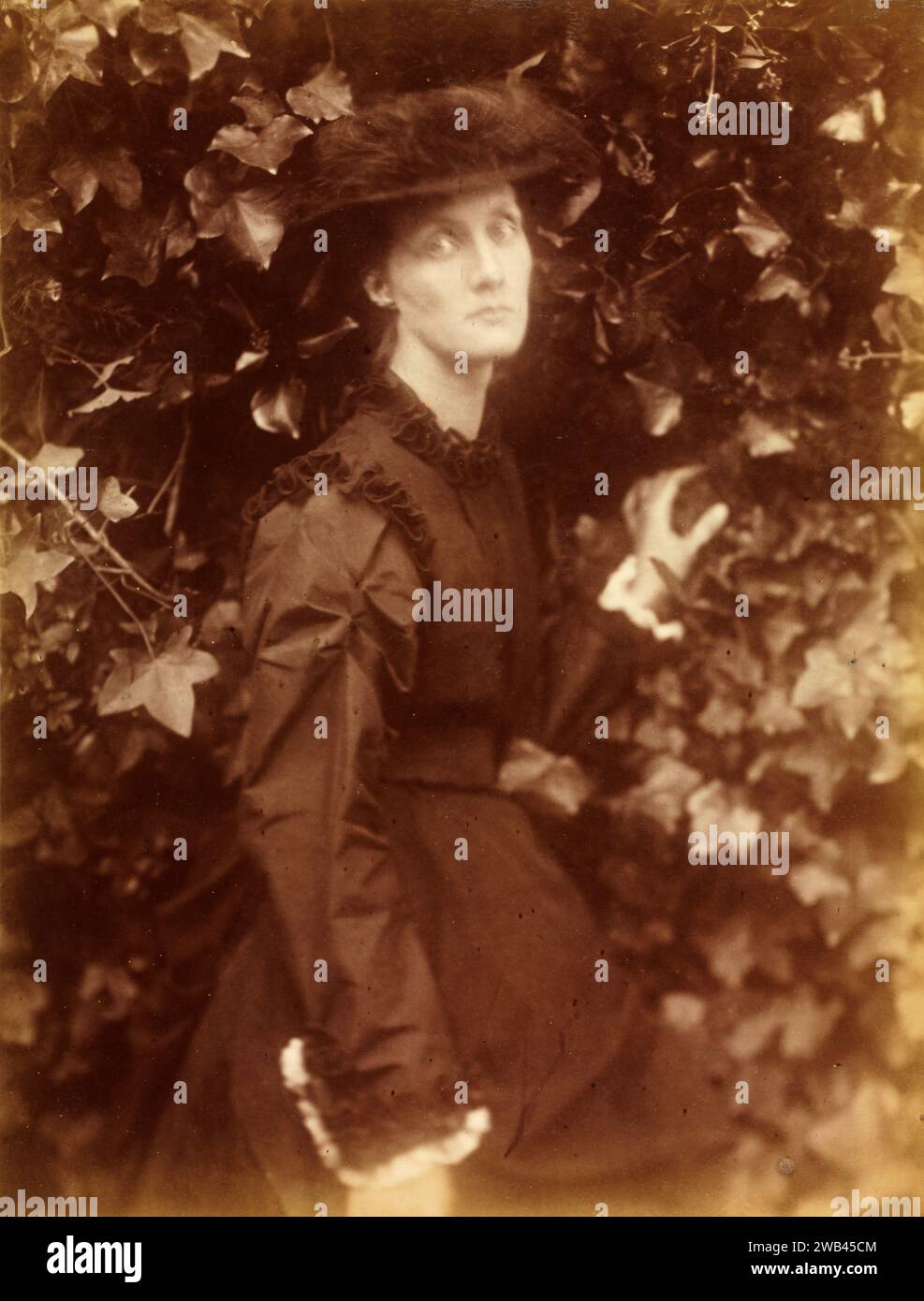 Julia Jackson Duckworth (1846-1895). Julia Margaret Cameron. 1874. Albumenabdruck von einem feuchten Kollodionnegativ. Stockfoto