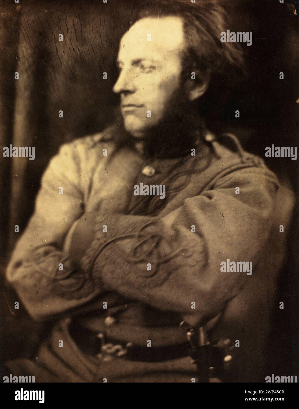 Lord Elcho (1818-1914). Julia Margaret Cameron. 1865. Albumenabdruck von einem feuchten Kollodionnegativ. Stockfoto