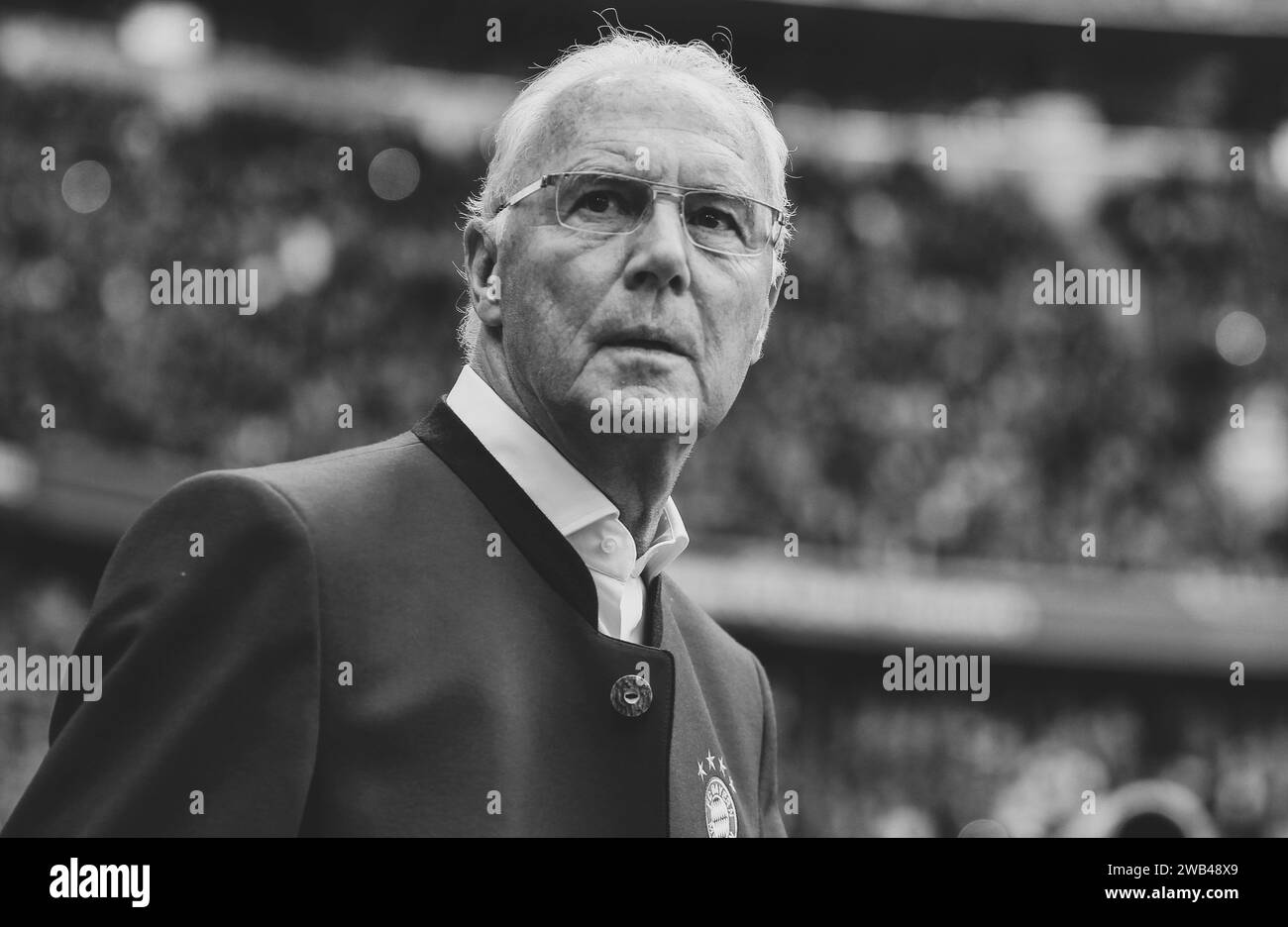 Franz Beckenbauer Feierlichkeiten des deutschen Fussball Meister 2016 FC Bayern MŸnchen FC Bayern MŸnchen - Hannover 96 1 Fussball Bundesliga Saison 2015 / 2016 © diebilderwelt / Alamy Stock Stockfoto