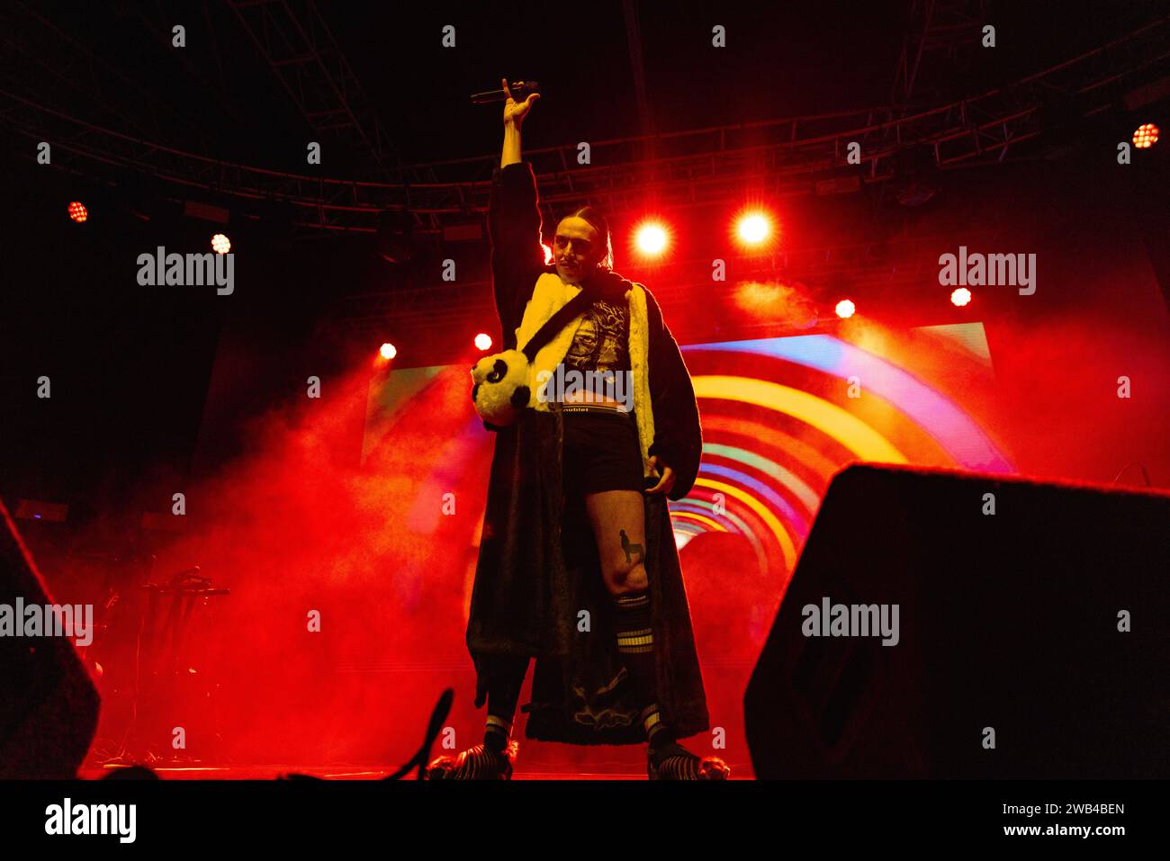 Mailand, Italien, 21. November 2023. Der Estnische Rapper Tommy Cash tritt live bei Fabrique in Mailand auf. Credits: Maria Laura Arturi/Alamy Live News Stockfoto