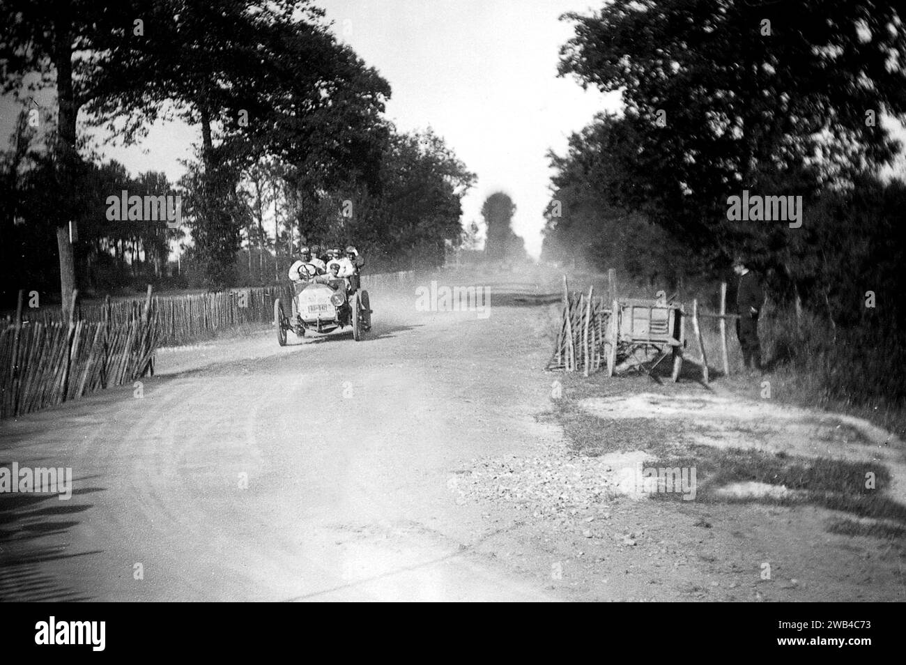 Erste Ausgabe des 24-Stunden-Sportwagenrennens von Le Mans (24 heures du Mans). 26. Und 27. Juni 1906. Foto von Jean de Biré Stockfoto