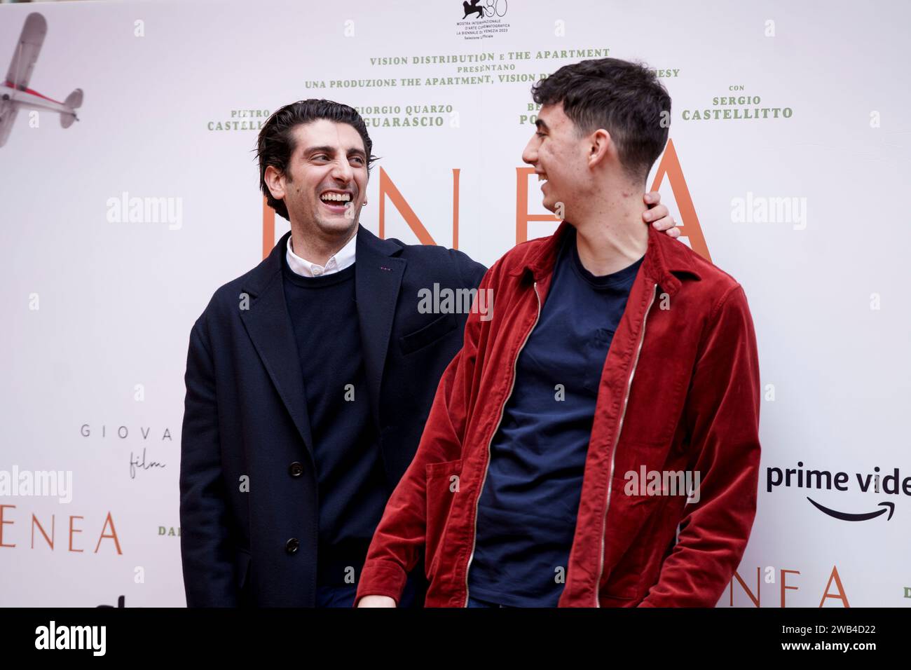 ROM, ITALIEN 8. JANUAR Pietro Castellitto und Cesare