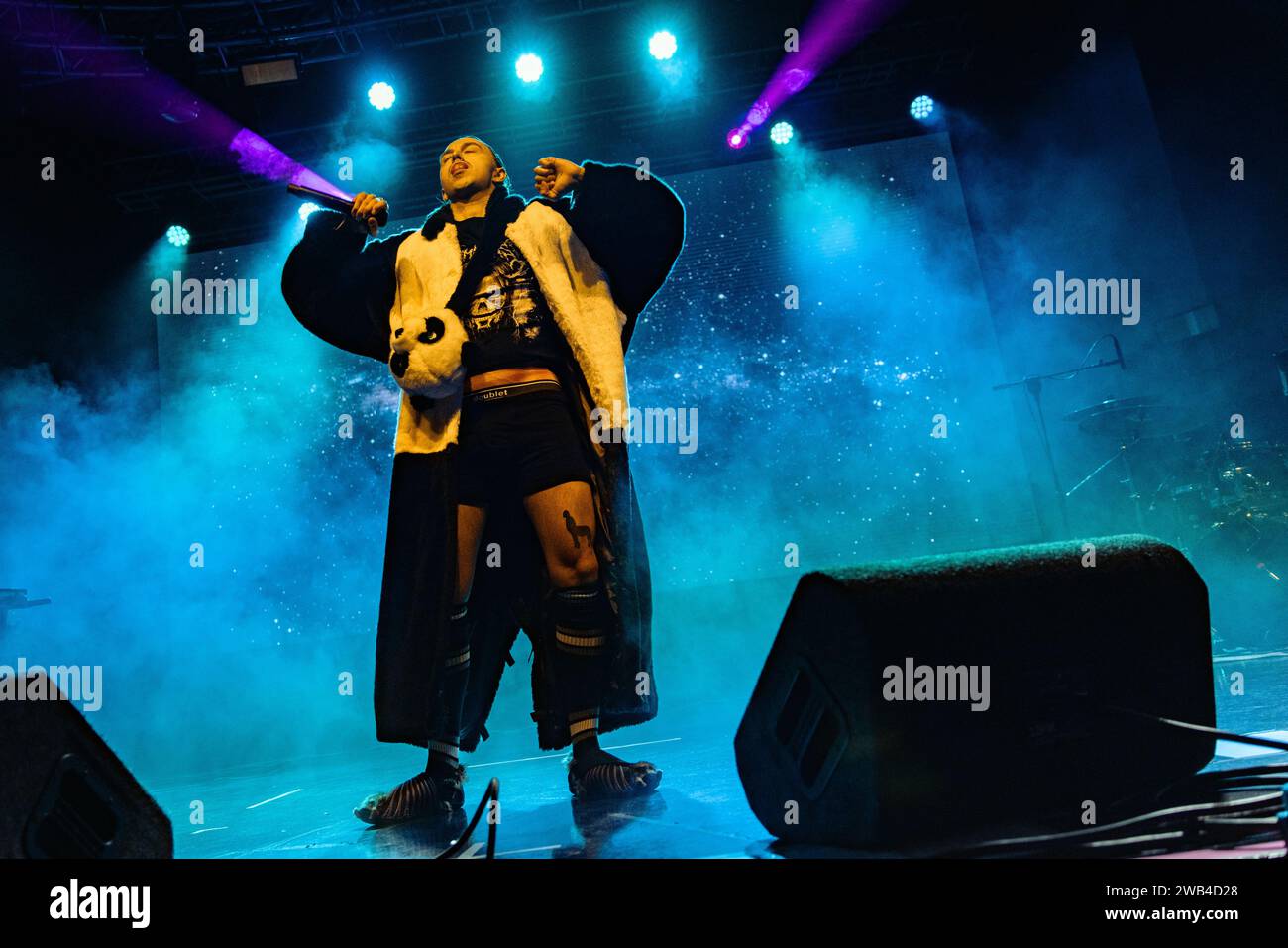 Mailand, Italien, 21. November 2023. Der Estnische Rapper Tommy Cash tritt live bei Fabrique in Mailand auf. Credits: Maria Laura Arturi/Alamy Live News Stockfoto