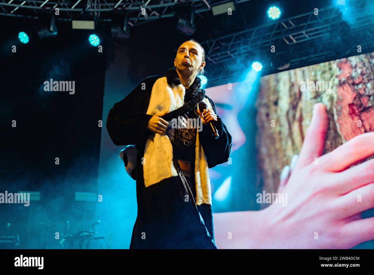 Mailand, Italien, 21. November 2023. Der Estnische Rapper Tommy Cash tritt live bei Fabrique in Mailand auf. Credits: Maria Laura Arturi/Alamy Live News Stockfoto