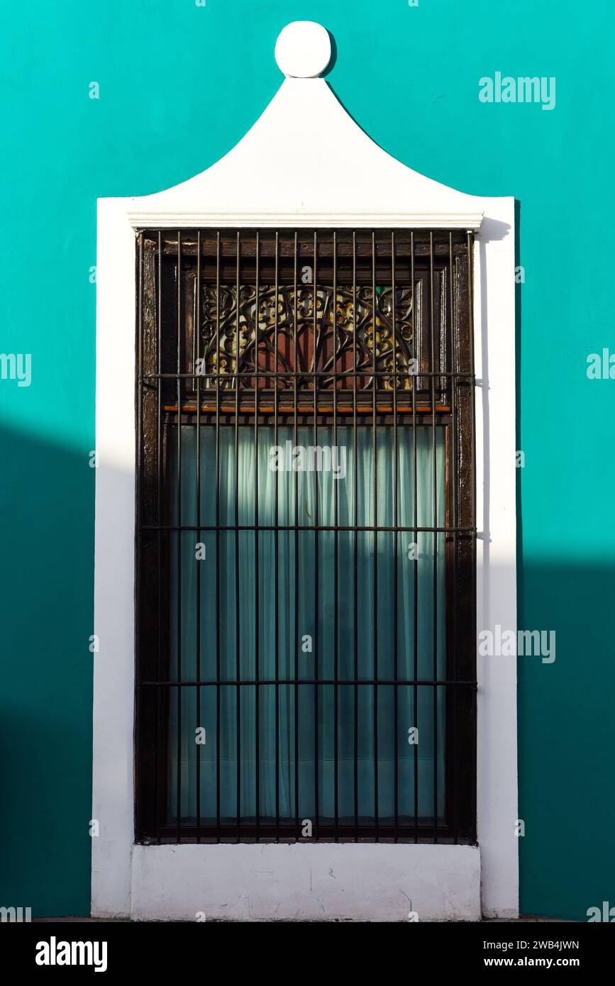 Kolonialarchitektur Merida Mexico Stockfoto