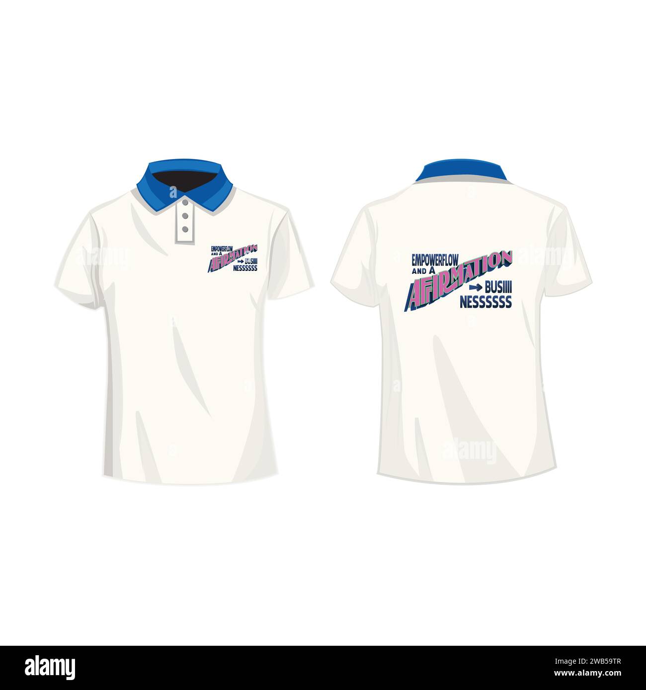 T-Shirt-Design und Vorlage mit Typografie. Stock Vektor