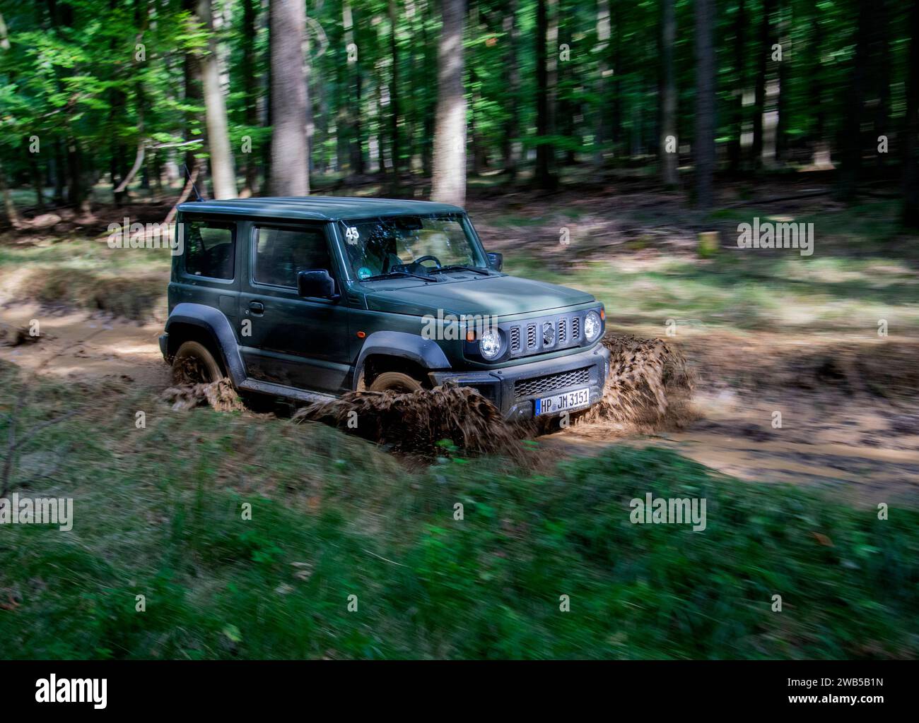 2018 Suzuki Jimny Mk4, winziger Geländewagen Stockfoto